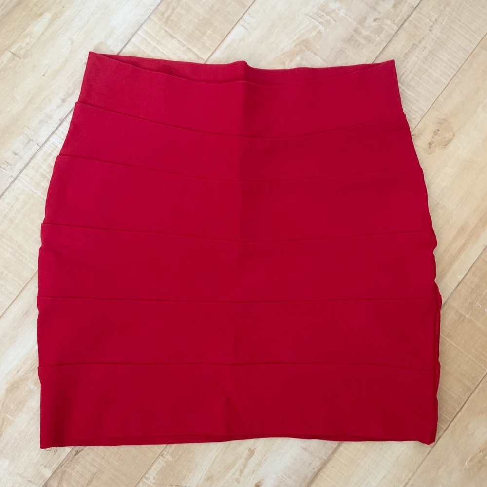 Red Mini Skirt
